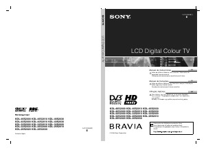 Manual de uso Sony Bravia KDL-32S2010 Televisor de LCD