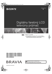Návod Sony Bravia KDL-32S2510 LCD televízor