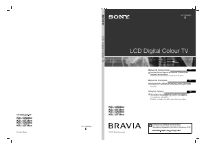 Manual de uso Sony Bravia KDL-32S2800 Televisor de LCD