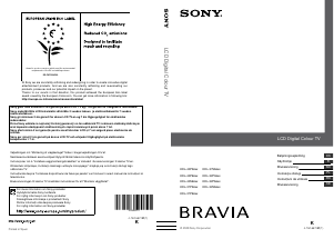 Instrukcja Sony Bravia KDL-32S5600 Telewizor LCD