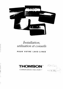 Mode d’emploi Thomson ACCESS90 Lave-linge