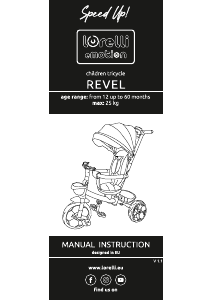 Manual Lorelli Revel Tricycle