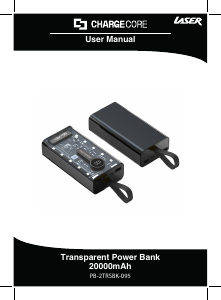 Handleiding Laser PB-2TRSBK-095 Mobiele oplader