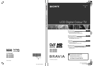 Brugsanvisning Sony Bravia KDL-32U2000 LCD TV