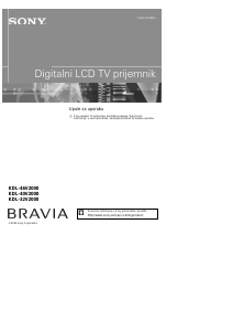 Priručnik Sony Bravia KDL-32V2000 LCD televizor