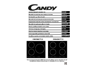 Руководство Candy CIS642MCTT/1 Варочная поверхность