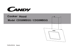 Manual Candy CDG6MBGG Cooker Hood