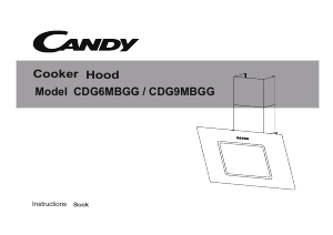 Manual Candy CDG9MBGG Cooker Hood