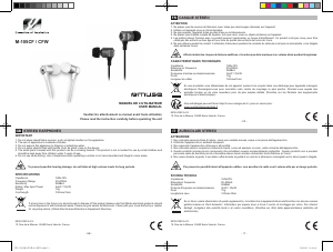 Manual de uso Muse M-105 CF Auriculares