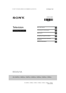 Manual Sony Bravia KDL-32WE615 LCD Television