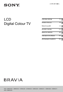 Manual Sony Bravia KDL-37BX420 Televizor LCD