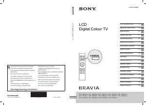Návod Sony Bravia KDL-37EX401 LCD televízor