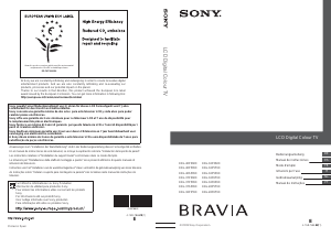 Mode d’emploi Sony Bravia KDL-37P3600 Téléviseur LCD