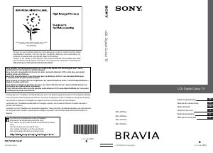 Mode d’emploi Sony Bravia KDL-37P5500 Téléviseur LCD