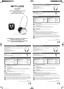 Manuale Muse M-120 CFW Cuffie