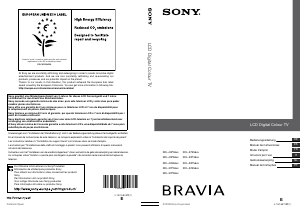 Mode d’emploi Sony Bravia KDL-37P5600 Téléviseur LCD