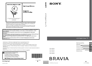 Bruksanvisning Sony Bravia KDL-37S5500 LCD TV