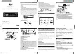 Manual de uso Muse M-1009 R Radio para coche