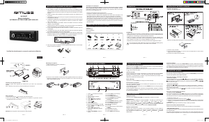 Manual Muse M-1230 BT Auto-rádio