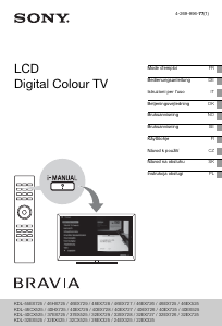Mode d’emploi Sony Bravia KDL-40CX525 Téléviseur LCD