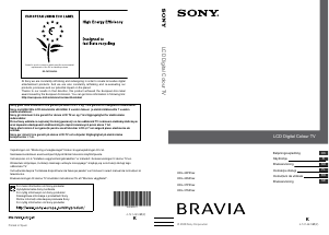 Bruksanvisning Sony Bravia KDL-40P5500 LCD-TV