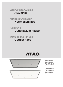 Mode d’emploi ATAG CU90511RM Hotte aspirante