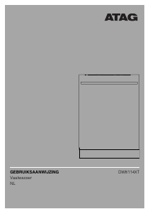 Bedienungsanleitung ATAG DW8114XT Geschirrspüler