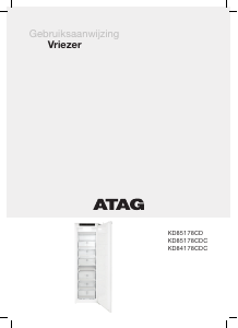 Handleiding ATAG KD85178CDC Vriezer