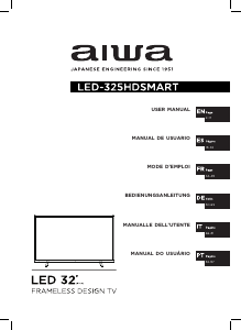 Manual Aiwa LED-325HDSMART Televisor LED