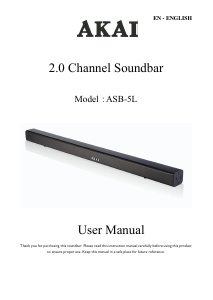 Manual Akai ASB-5L Speaker