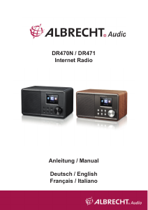 Handleiding Albrecht DR 470N Radio