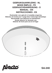 Manual de uso Alecto SA-240 Detector de humo