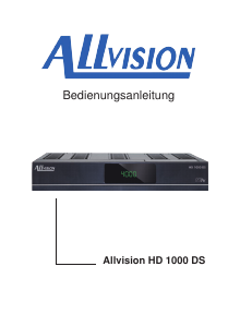 Bedienungsanleitung Allvision HD 1000 DS Digital-receiver