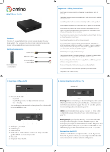 Manual Amino Aria 7X Digital Receiver