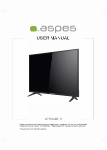 Manual Aspes ATV43UHD LED Television