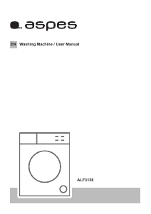 Manual Aspes ALF3128 Washing Machine