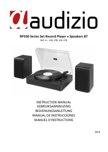 Manual Audizio RP330D Turntable