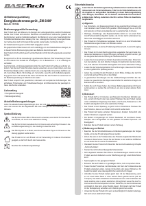 Manual Basetech EM-3000 Energy Meter