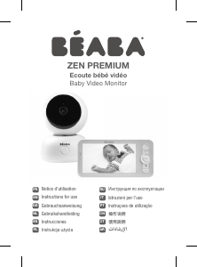 Manual Beaba ZEN PREMIUM Monitor de bebê