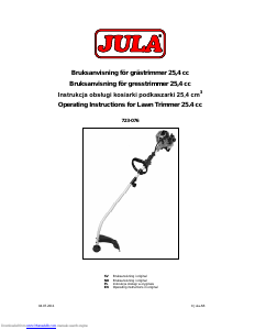 Instrukcja Meec Tools 723-076 Podkaszarka do trawy