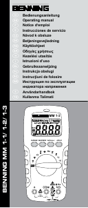 Brugsanvisning Benning MM 1-2 Multimeter