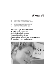 Mode d’emploi Brandt EFE310K Sèche-linge