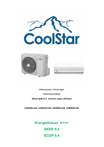 Bedienungsanleitung CoolStar CS8000invSE Klimagerät