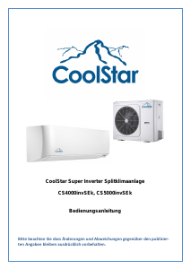 Bedienungsanleitung CoolStar CS5000invSEk Klimagerät