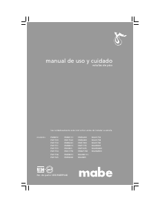Manual de uso Mabe EMC1755 Cocina