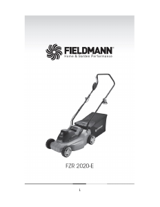 Manual Fieldmann FZR 2020-E Mașină de tuns iarbă