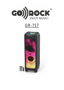 Manual Go Rock GR-717 Speaker
