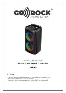Manual Go Rock GR-62 Speaker