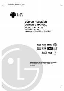 Manual LG LH-T361SE Home Theater System