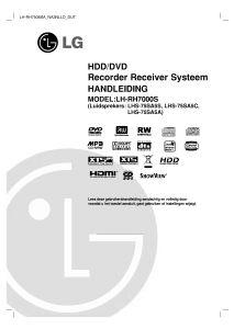 Handleiding LG LH-RH7000S Home cinema set
